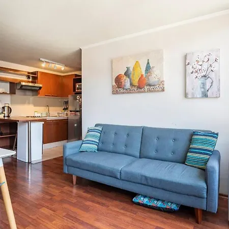 Centrico Departamento En Metro Parque Bustamante Apartment